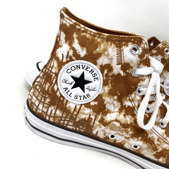 Converse Ctas High Top Shoes Men’s Size Canvas Warm Tan White Skate A06004C - Picture 8 of 11